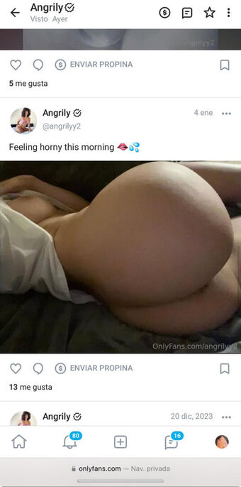 angrily Nøgen Lækager OnlyFans Foto 4