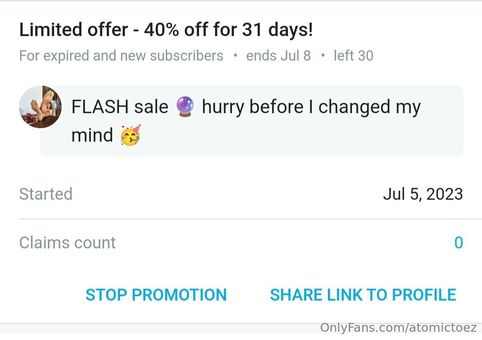 atomictoez Nøgen Lækager OnlyFans Foto 8