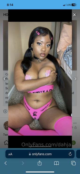 Dahja Nøgen Lækager OnlyFans Foto 16