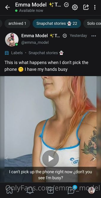emma_model Nøgen Lækager OnlyFans Foto 11