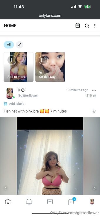 glitterflower Nøgen Lækager OnlyFans Foto 15