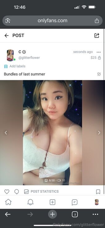 glitterflower Nøgen Lækager OnlyFans Foto 20