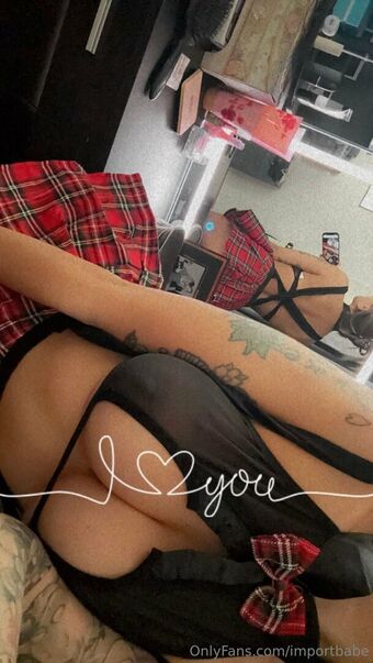 importbabe Nøgen Lækager OnlyFans Foto 9