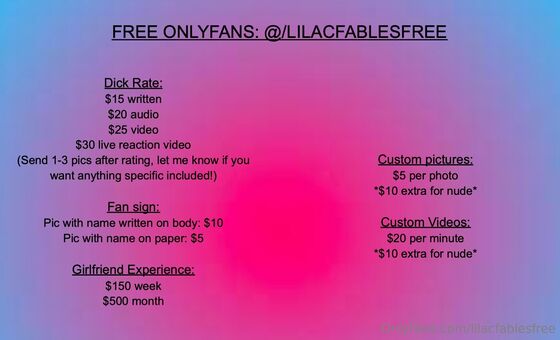 Lilacfablesfree