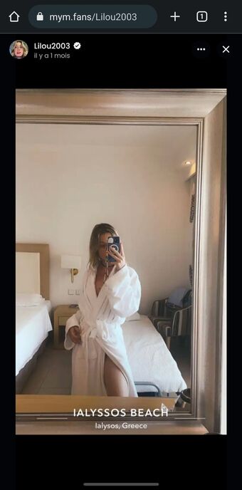 Lilou2003 Nøgen Lækager OnlyFans Foto 1