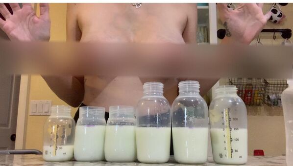 Milkmama Nøgen Lækager OnlyFans Foto 9