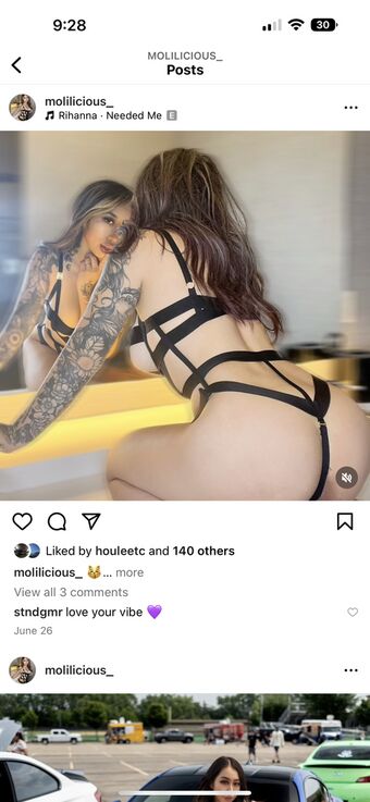 MOliliciOus Nøgen Lækager OnlyFans Foto 1