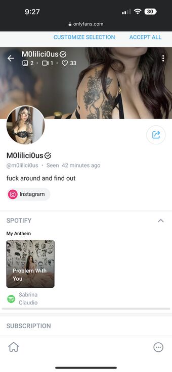 MOliliciOus Nøgen Lækager OnlyFans Foto 2