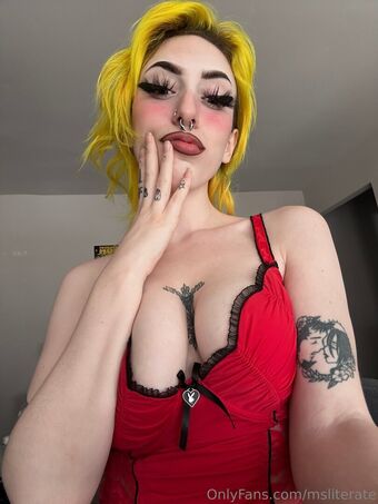 msliterate Nøgen Lækager OnlyFans Foto 5
