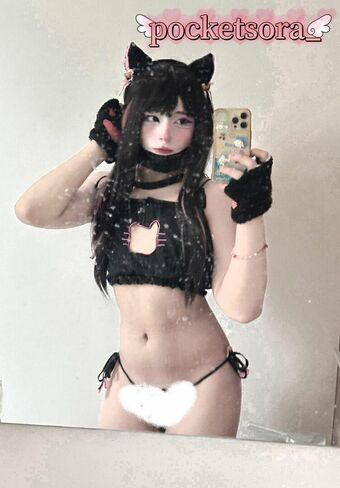 PocketSora Nøgen Lækager OnlyFans Foto 4