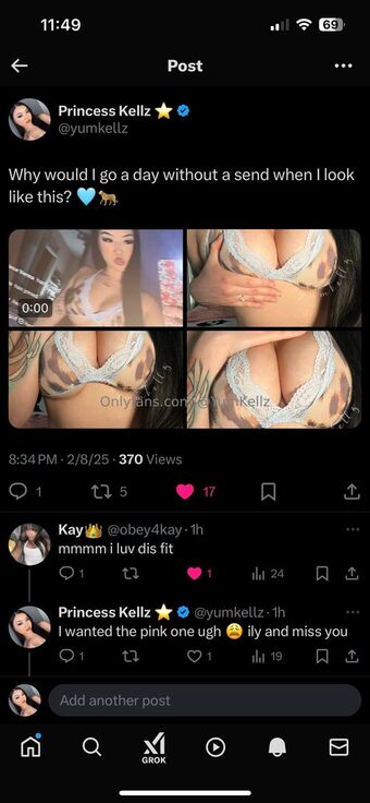 yumkellz Nøgen Lækager OnlyFans Foto 5